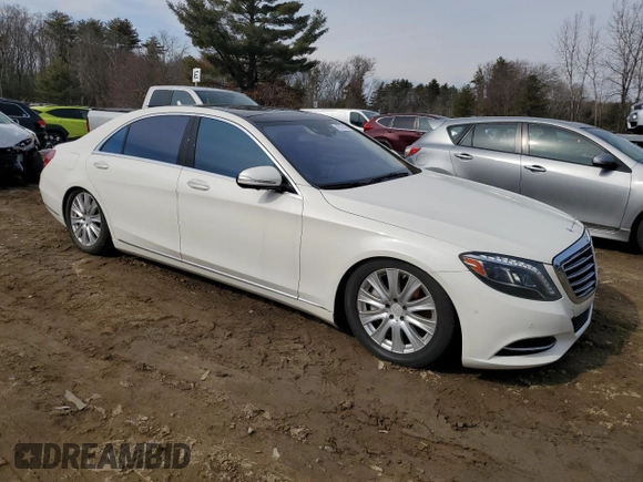 2014 Mercedes-Benz S-Class S 550 with VIN WDDUG8FB5EA050310, listed as a Copart auction lot 47275275 with 126,783 mi miles and Clean Title. Bid and sale history available at carsss.com. Image 4.