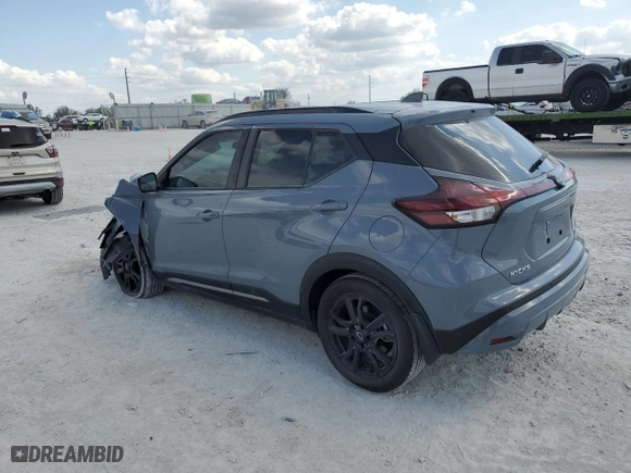 2023 Nissan Kicks SR with VIN 3N1CP5DV3PL568738, listed as a Copart auction lot 44018645 with 8,080 mi miles and Non Repairable. Bid and sale history available at carsss.com. Image 2.