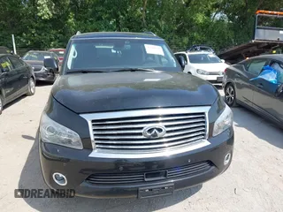 2014 Infiniti QX80 with VIN JN8AZ2NEXE9064144, listed as a IAAI auction lot 42810995 with 210,231 mi miles and . Bid and sale history available at DreamBid. Image 6.