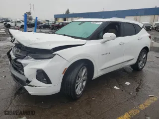 2019 Chevrolet Blazer Premier with VIN 3GNKBFRS3KS620791, listed as a Copart auction lot 84048434 with 67,636 mi miles and Salvage Title. Bid and sale history available at carsss.com. Image 1.