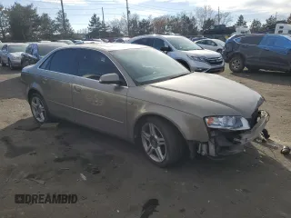 2007 Audi A4 2.0T with VIN WAUAF78E57A222692, listed as a Copart auction lot 43794185 with 159,563 mi miles and Salvage Title. Bid and sale history available at carsss.com. Image 4.