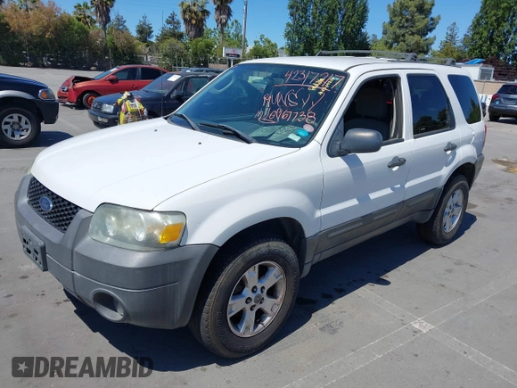 2006 Ford Escape XLT with VIN 1FMCU03166KC27627, listed as a IAAI auction lot 42317217 with 167,738 mi miles and . Bid and sale history available at DreamBid. Image 6.