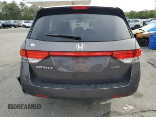 2015 Honda Odyssey Touring Elite with VIN 5FNRL5H95FB117971, listed as a Copart auction lot 52083475 with 82,626 mi miles and Salvage Title. Bid and sale history available at DreamBid. Image 6.