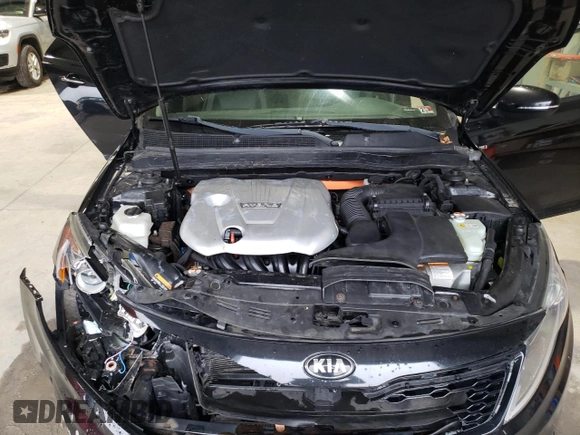 2013 Kia Optima Hybrid LX with VIN KNAGM4AD9D5060618, listed as a Copart auction lot 72752864 with 127,521 mi miles and Salvage Title. Bid and sale history available at carsss.com. Image 11.