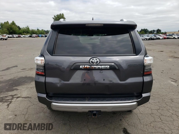 2022 Toyota 4Runner TRD Off Road with VIN JTEPU5JRXN6007051, listed as a Copart auction lot 60082665 with 59,737 mi miles and Salvage title. Bid and sale history available at DreamBid. Image 6.