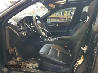 2012 Mercedes-Benz C 300 Sport with VIN WDDGF8BB8CA607942, listed as a Copart auction lot 45365505 with 250,147 mi miles and Salvage title. Bid and sale history available at DreamBid. Image 7.