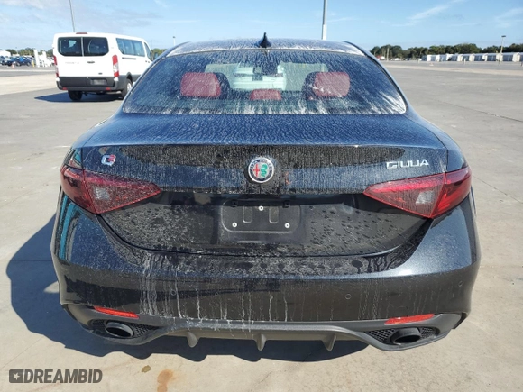 2023 Alfa Romeo Giulia Veloce with VIN ZARFAMBN5P7670576, listed as a Copart auction lot 77481064 with 34,385 mi miles and Clean Title. Bid and sale history available at carsss.com. Image 6.