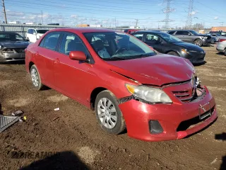 2013 Toyota Corolla L with VIN 5YFBU4EE3DP139558, listed as a Copart auction lot 81424304 with 185,590 mi miles and Salvage Title. Bid and sale history available at carsss.com. Image 4.