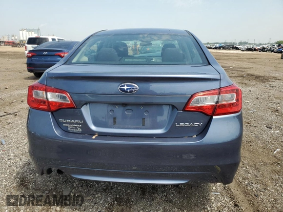 2016 Subaru Legacy 2.5i with VIN 4S3BNBA64G3052006, listed as a Copart auction lot 60080995 with 66,488 mi miles and Salvage title. Bid and sale history available at DreamBid. Image 6.