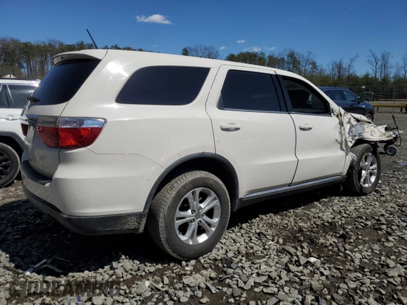 2012 Dodge Durango SXT with VIN 1C4RDJAG4CC111666, listed as a Copart auction lot 50459925 with 184,892 mi miles and Salvage title. Bid and sale history available at DreamBid. Image 3.