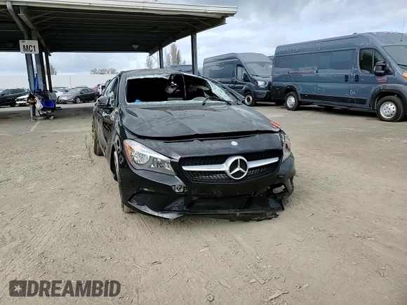 2015 Mercedes-Benz CLA 250 with VIN WDDSJ4EB1FN176192, listed as a Copart auction lot 50578155 with 124,292 mi miles and Salvage Title. Bid and sale history available at DreamBid. Image 10.
