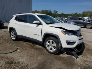2021 Jeep Compass Altitude with VIN 3C4NJCBB7MT510177, listed as a Copart auction lot 55728605 with 62,197 mi miles and Non repairable. Bid and sale history available at DreamBid. Image 4.