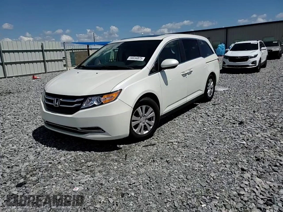 2014 Honda Odyssey EX-L with VIN 5FNRL5H63EB101062, listed as a Copart auction lot 56656825 with 183,871 mi miles and Salvage title. Bid and sale history available at DreamBid. Image 14.