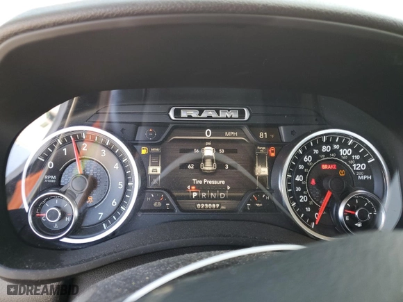 2019 Ram 2500 Tradesman with VIN 3C6MR5AJ4KG721231, listed as a Copart auction lot 67708854 with 23,087 mi miles and Clean Title. Bid and sale history available at carsss.com. Image 9.