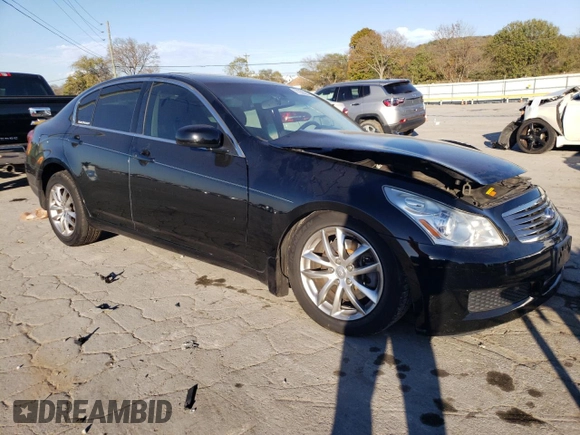 2007 Infiniti G35 Journey with VIN JNKBV61E87M701877, listed as a Copart auction lot 77235294 with Not Provided miles and Salvage Title. Bid and sale history available at DreamBid. Image 4.