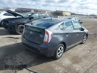 2012 Toyota Prius One with VIN JTDKN3DU6C5476298, listed as a IAAI auction lot 41920894 with 205,430 mi miles. Bid and sale history available at carsss.com. Image 4.