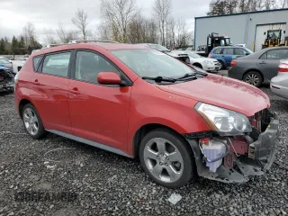 2009 Pontiac Vibe with VIN 5Y2SM67069Z406444, listed as a Copart auction lot 84369834 with 80,440 mi miles and Salvage Title. Bid and sale history available at carsss.com. Image 4.