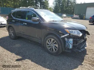 2015 Nissan Rogue SL with VIN 5N1AT2MV3FC847384, listed as a Copart auction lot 53914355 with 117,413 mi miles and Salvage Title. Bid and sale history available at carsss.com. Image 4.
