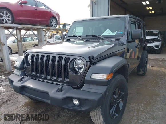 2023 Jeep Wrangler Sport S with VIN 1C4HJXDN6PW653924, listed as a IAAI auction lot 41413689 with 15,278 mi miles and . Bid and sale history available at DreamBid. Image 2.