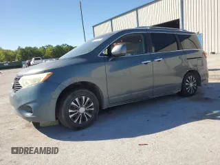 2012 Nissan Quest S z VIN JN8AE2KP3C9043196, wystawiony jako Copart lot #49583365 z przebiegiem 232 388 mil mil oraz Szkoda całkowita • Salvage title. Historia ofert i sprzedaży dostępna na DreamBid. Obrazek 1.