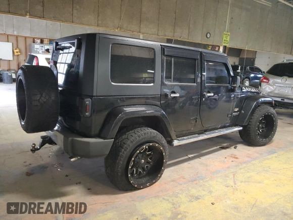 2008 Jeep Wrangler Unlimited Sahara with VIN 1J8GA59118L652519, listed as a Copart auction lot 47089285 with 144,682 mi miles and Non Repairable. Bid and sale history available at carsss.com. Image 3.
