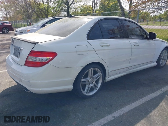 2009 Mercedes-Benz C-Class 3.5L Sport with VIN WDDGF56X69R055050, listed as a IAAI auction lot 42105231 with 146,186 mi miles. Bid and sale history available at carsss.com. Image 13.