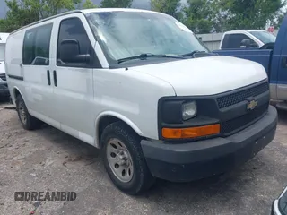 2014 Chevrolet Express Cargo with VIN 1GCSGAFX3E1153214, listed as a IAAI auction lot 42549080 with 240,958 mi miles and . Bid and sale history available at DreamBid. Image 1.