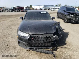 2018 Audi S4 Prestige with VIN WAUC4AF47JA003312, listed as a Copart auction lot 81966114 with 83,347 mi miles and Salvage Title. Bid and sale history available at carsss.com. Image 5.