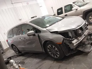 2024 Honda Odyssey EX-L with VIN 5FNRL6H6XRB050493, listed as a IAAI auction lot 41805653 with 13,001 mi miles and . Bid and sale history available at DreamBid. Image 14.