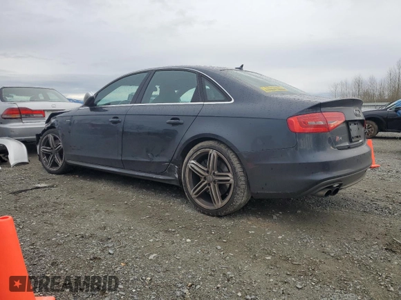 2013 Audi S4 Premium Plus z VIN WAUBGAFL8DA053778, wystawiony jako Copart lot #49816895 z przebiegiem 65 197 mil mil oraz Szkoda całkowita • Salvage title. Historia ofert i sprzedaży dostępna na DreamBid. Obrazek 2.