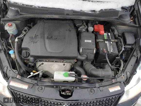 2012 Suzuki SX4 Crossover with VIN JS2YB5A30C6306884, listed as a Copart auction lot 86396074 with 91,557 mi miles and Salvage Title. Bid and sale history available at carsss.com. Image 11.