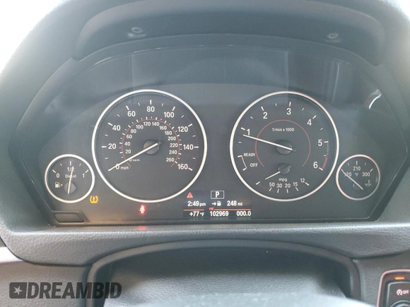 2015 BMW 3 Series 328d with VIN WBA3D3C54FK158510, listed as a Copart auction lot 50363855 with 102,969 mi miles and Clean title. Bid and sale history available at DreamBid. Image 9.