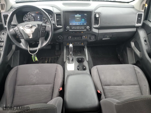 2023 Nissan Frontier PRO-4X with VIN 1N6ED1EK6PN657177, listed as a Copart auction lot 52156285 with 27,115 mi miles and Salvage Title. Bid and sale history available at carsss.com. Image 8.