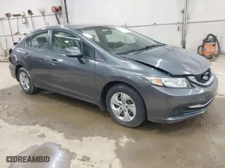 2013 Honda Civic Sdn LX with VIN 19XFB2F51DE200787, listed as a IAAI auction lot 41962907 with 96,849 mi miles. Bid and sale history available at carsss.com. Image 1.