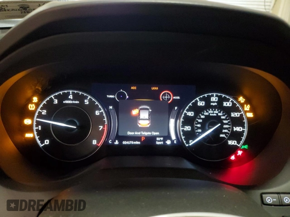 2021 Acura RDX z VIN 5J8TC2H32ML015460, wystawiony jako Copart lot #80714534 z przebiegiem 24 173 mil mil oraz Szkoda całkowita • Salvage title. Historia ofert i sprzedaży dostępna na DreamBid. Obrazek 9.