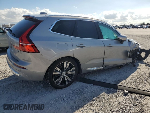 2022 Volvo XC60 Inscription с VIN YV4062RL7N1981353, выставлен на аукционе Copart как лот 85469564 с пробегом 24 664 миль миль и Списание • Salvage title. История ставок и продаж доступна на DreamBid. Изображение 3.