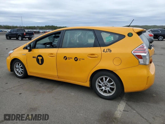 2016 Toyota Prius v Two with VIN JTDZN3EUXGJ050396, listed as a Copart auction lot 53735695 with 291,459 mi miles and Clean Title. Bid and sale history available at carsss.com. Image 2.