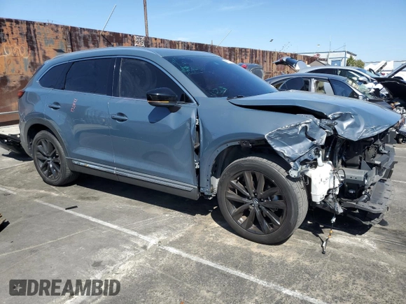 2021 Mazda CX-9 Grand Touring with VIN JM3TCBDY2M0509214, listed as a Copart auction lot 49925585 with 58,870 mi miles and Salvage Title. Bid and sale history available at carsss.com. Image 4.