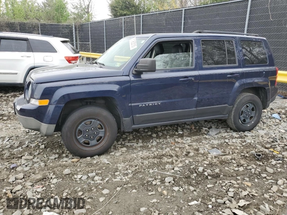 2016 Jeep Patriot Sport с VIN 1C4NJRBB1GD544810, выставлен на аукционе Copart как лот 51962015 с пробегом 110 336 миль миль и Чистый • Clean title. История ставок и продаж доступна на DreamBid. Изображение 1.