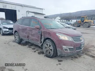 2015 Chevrolet Traverse LT with VIN 1GNKVHKD7FJ218049, listed as a IAAI auction lot 41613665 with 135,434 mi miles and . Bid and sale history available at DreamBid. Image 1.