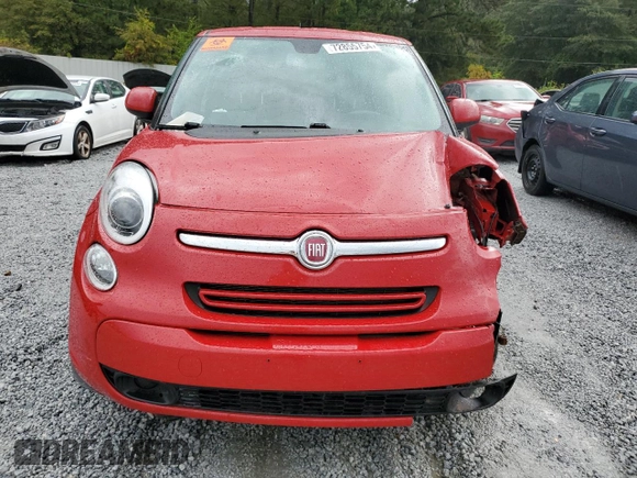 2014 FIAT 500L Easy with VIN ZFBCFABH0EZ028603, listed as a Copart auction lot 72855754 with 35,066 mi miles and Salvage Title. Bid and sale history available at carsss.com. Image 5.