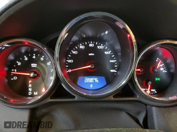 2012 Cadillac CTS Premium with VIN 1G6DS1E3XC0151438, listed as a Copart auction lot 60319025 with 100,981 mi miles and Salvage title. Bid and sale history available at DreamBid. Image 9.