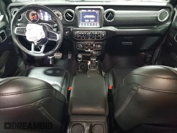 2022 Jeep Wrangler Unlimited Sahara Altitude with VIN 1C4HJXEG4NW248402, listed as a Copart auction lot 63052465 with 36,732 mi miles and Salvage title. Bid and sale history available at DreamBid. Image 8.