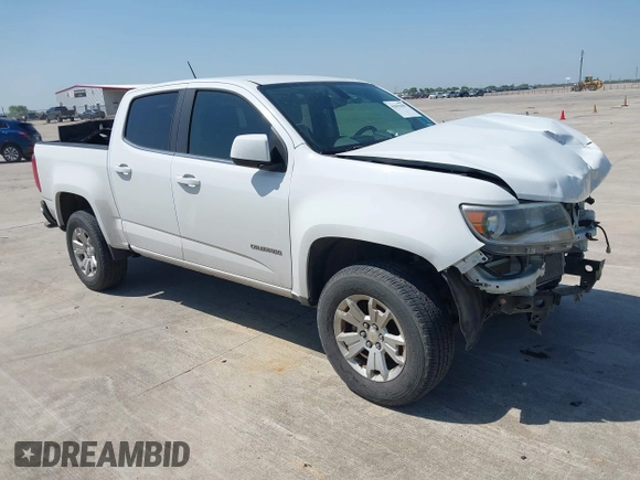 2019 Chevrolet Colorado 2WD LT with VIN 1GCGSCEN5K1120050, listed as a IAAI auction lot 42019498 with 88,659 mi miles. Bid and sale history available at carsss.com. Image 1.
