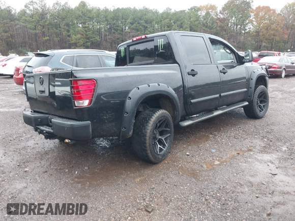 2007 Nissan Titan SE with VIN 1N6BA07A17N212890, listed as a IAAI auction lot 41034412 with 211,881 mi miles and . Bid and sale history available at DreamBid. Image 4.