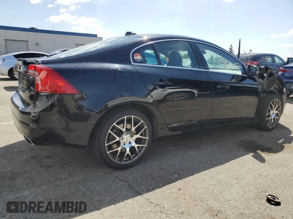 2014 Volvo S60 T6 with VIN YV1902FH5E2295456, listed as a Copart auction lot 51630745 with 151,408 mi miles and Salvage Title. Bid and sale history available at carsss.com. Image 3.