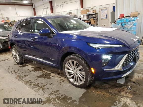 2024 Buick Envision Avenir with VIN LRBFZSE41RD076418, listed as a Copart auction lot 45156785 with 511 mi miles and Salvage Title. Bid and sale history available at carsss.com. Image 4.