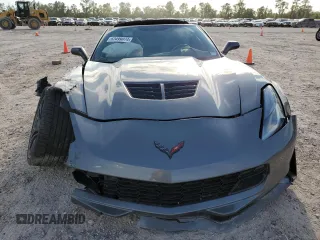 2015 Chevrolet Corvette Z06 3LZ with VIN 1G1YU2D64F5605404, listed as a Copart auction lot 62499074 with 23,299 mi miles and Salvage Title. Bid and sale history available at carsss.com. Image 5.