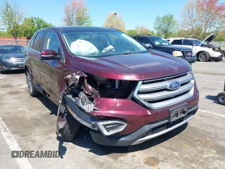 2017 Ford Edge Titanium z VIN 2FMPK4K87HBB54133, wystawiony jako IAAI lot #42130053 z przebiegiem 74 113 mil mil oraz . Historia ofert i sprzedaży dostępna na DreamBid. Obrazek 1.