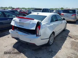 2018 Cadillac ATS Sedan RWD with VIN 1G6AA5RX8J0180654, listed as a IAAI auction lot 41853919 with 80,345 mi miles. Bid and sale history available at carsss.com. Image 4.